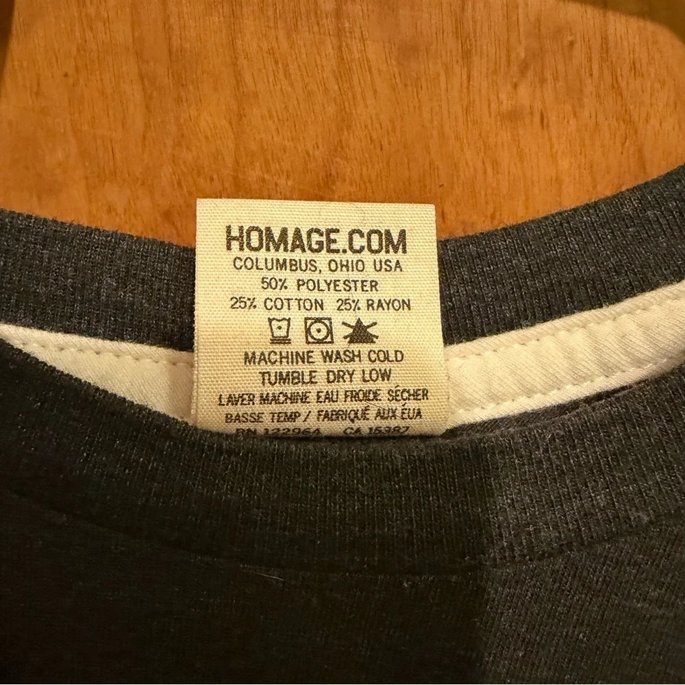 HOMAGE Down Right Awesome Graphic Tee - Gray - Picture 4 of 4